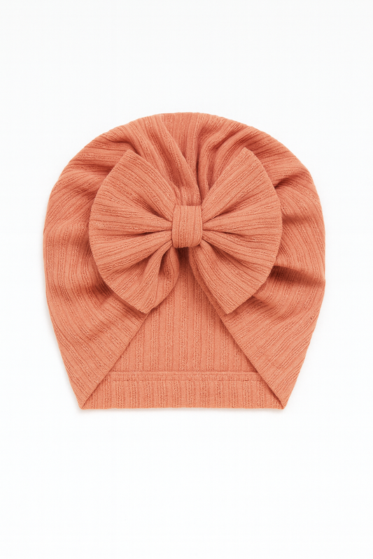Baby bow cap