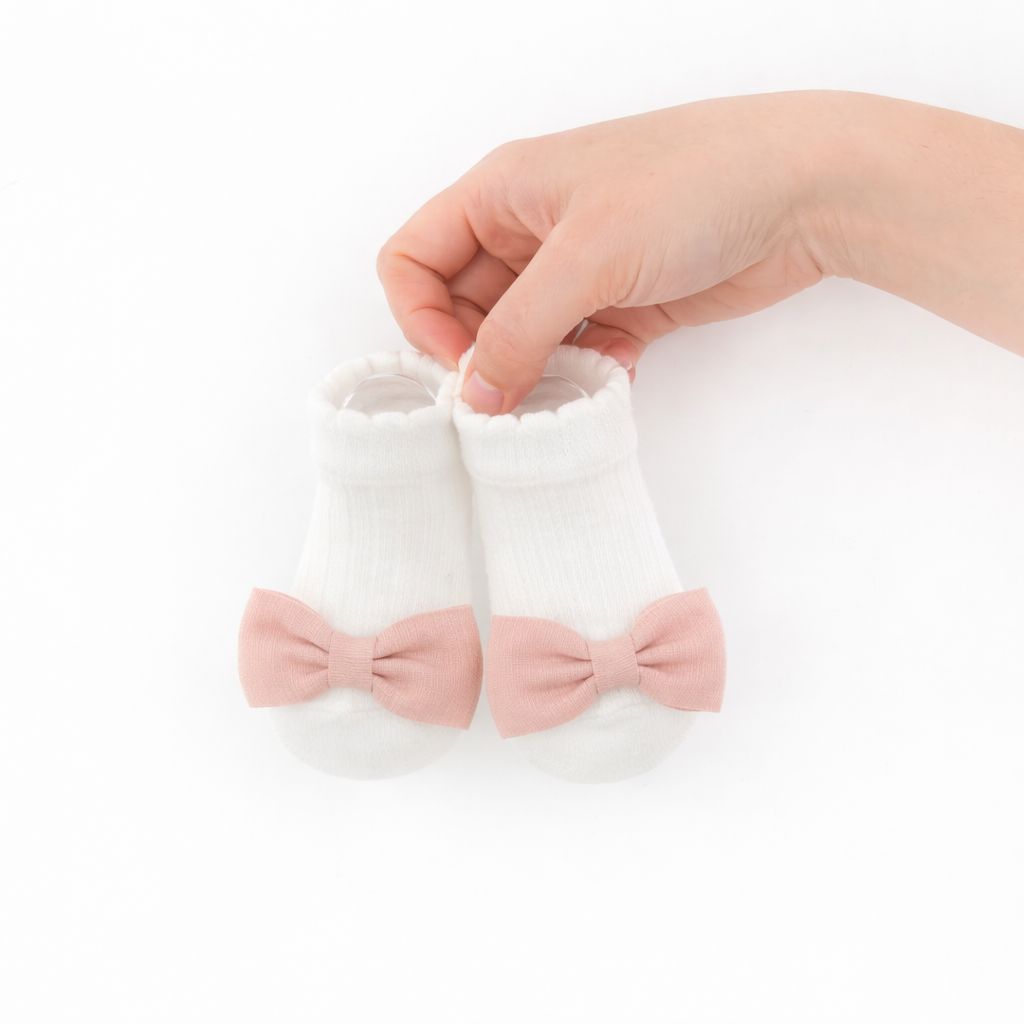 Baby bow socks