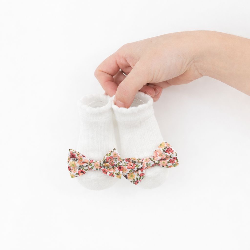 Baby bow socks