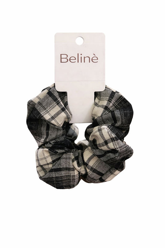 Belle Check scrunchies x2